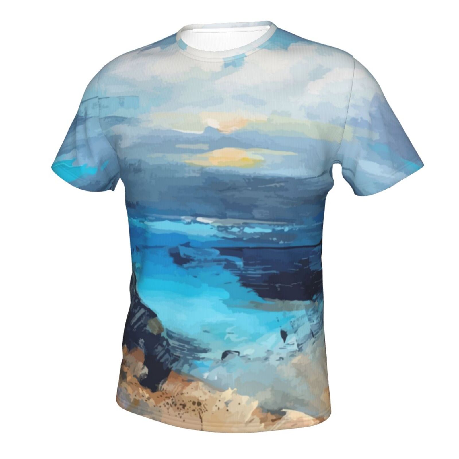 Small Bay Painting Elements Classic T-shirt