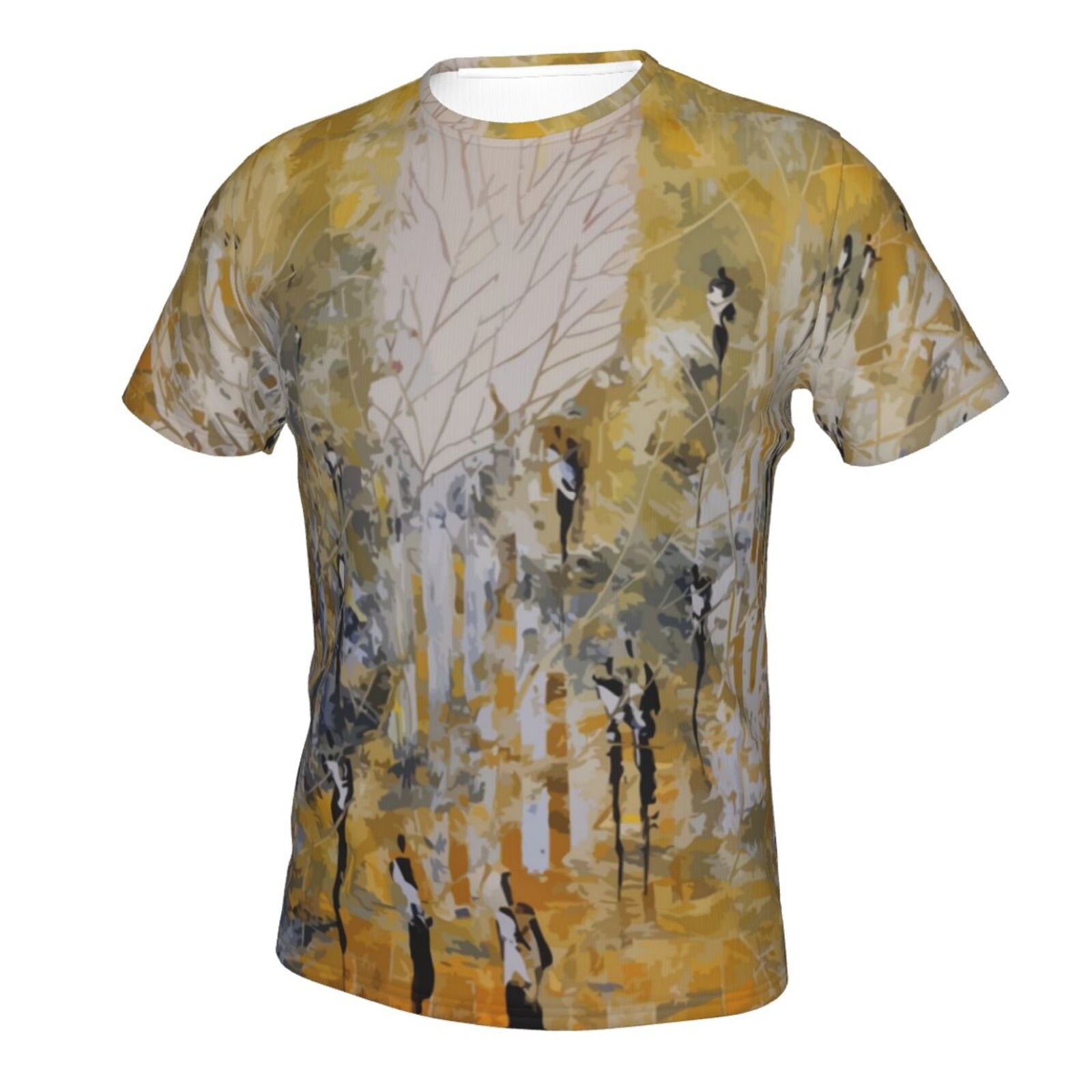 Sweet Yellow Painting Elements Classic T-shirt