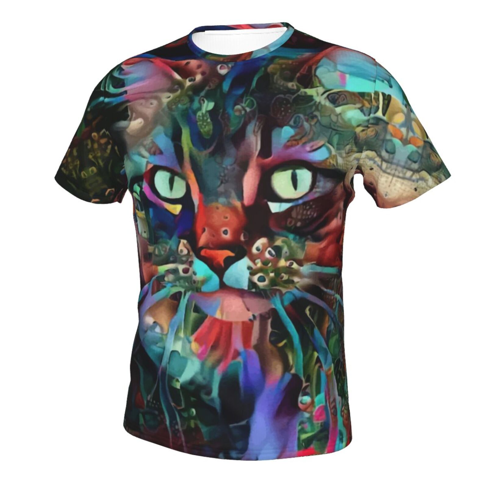 Monzi Cat Mix Mdeia Elements Classic T-shirt